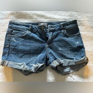 PAIGE Light Blue Denim Shorts